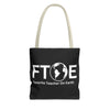 Favorite Teacher On Earth (FTOE) Tote Bag - Custom Printed Stylish and Functional Tote