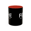 Favorite Grandpa On Earth (FGOE) Accent Coffee Mug (11oz, 15oz)