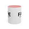 Favorite Aunt On Earth (FAOE) Accent Coffee Mug (11oz, 15oz)