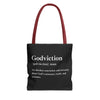 Godviction Tote Bag - Custom Printed Stylish and Functional Tote