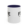 Favorite Sister On Earth (FSOE) Accent Coffee Mug (11oz, 15oz)