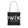 Favorite Wife On Earth (FWOE) Tote Bag - Custom Printed Stylish and Functional Tote