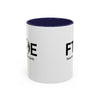 Favorite Teacher On Earth (FTOE) Accent Coffee Mug (11oz, 15oz)