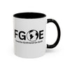 Favorite Girlfriend On Earth (FGOE) Accent Coffee Mug (11oz, 15oz)