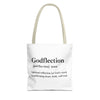 Godflection Tote Bag - Custom Printed Stylish and Functional Tote