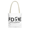 Favorite Dad On Earth (FDOE) Tote Bag- Custom Printed Stylish and Functional Tote
