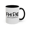 Favorite Husband On Earth (FHOE) Accent Coffee Mug (11oz, 15oz)