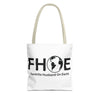 Favorite Husband On Earth (FHOE) Tote Bag - Custom Printed Stylish and Functional Tote