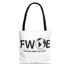 Favorite Wife On Earth (FWOE) Tote Bag - Custom Printed Stylish and Functional Tote