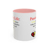 Passionoy Life Slogan Accent Coffee Mug (11, 15oz)