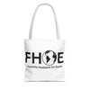 Favorite Husband On Earth (FHOE) Tote Bag - Custom Printed Stylish and Functional Tote