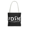 Favorite Daughter On Earth (FDOE) Tote Bag - Custom Printed Stylish and Functional Tote