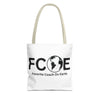 Favorite Coach On Earth (FCOE) Tote Bag - Custom Printed Stylish and Functional Tote