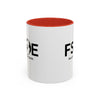 Favorite Son On Earth (FSOE) Accent Coffee Mug (11oz, 15oz)
