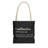 Godflection Tote Bag - Custom Printed Stylish and Functional Tote