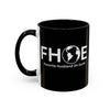 Favorite Husband On Earth (FHOE) Accent Coffee Mug (11oz, 15oz)