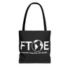 Favorite Teacher On Earth (FTOE) Tote Bag - Custom Printed Stylish and Functional Tote