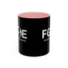 Favorite Girlfriend On Earth (FGOE) Accent Coffee Mug (11oz, 15oz)