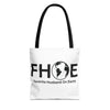Favorite Husband On Earth (FHOE) Tote Bag - Custom Printed Stylish and Functional Tote