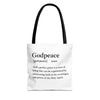 Godpeace Tote Bag - Custom Printed Stylish and Functional Tote