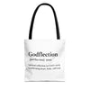 Godflection Tote Bag - Custom Printed Stylish and Functional Tote