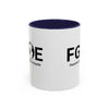 Favorite Girlfriend On Earth (FGOE) Accent Coffee Mug (11oz, 15oz)