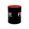 Favorite Boss On Earth (FBOE) Accent Coffee Mug (11oz, 15oz)
