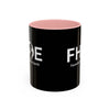 Favorite Husband On Earth (FHOE) Accent Coffee Mug (11oz, 15oz)