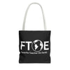 Favorite Teacher On Earth (FTOE) Tote Bag - Custom Printed Stylish and Functional Tote
