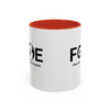 Favorite Grandma On Earth Mug (FGOE) Accent Coffee Mug (11oz, 15oz)