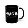 Favorite Wife On Earth (FWOE) Accent Coffee Mug (11oz, 15oz)