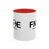 Favorite Mom On Earth (FMOE) Accent Coffee Mug (11oz, 15oz)