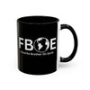 Favorite Brother On Earth (FBOE) Accent Coffee Mug (11oz, 15oz)