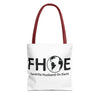 Favorite Husband On Earth (FHOE) Tote Bag - Custom Printed Stylish and Functional Tote