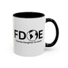 Favorite Daughter On Earth (FDOE) Accent Coffee Mug (11oz, 15oz)