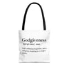 Godgiveness Tote Bag - Custom Printed Stylish and Functional Tote