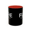 Favorite Uncle On Earth (FUOE) Accent Coffee Mug (11oz, 15oz)