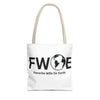 Favorite Wife On Earth (FWOE) Tote Bag - Custom Printed Stylish and Functional Tote