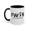 Favorite Wife On Earth (FWOE) Accent Coffee Mug (11oz, 15oz)
