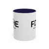 Favorite Dad On Earth (FDOE) Accent Coffee Mug (11oz, 15oz)