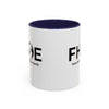 Favorite Husband On Earth (FHOE) Accent Coffee Mug (11oz, 15oz)
