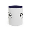 Favorite Boss On Earth (FBOE) Accent Coffee Mug (11oz, 15oz)