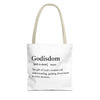 Godisdom Tote Bag - Custom Printed Stylish and Functional Tote