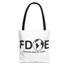 Favorite Dad On Earth (FDOE) Tote Bag- Custom Printed Stylish and Functional Tote