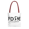 Favorite Dad On Earth (FDOE) Tote Bag- Custom Printed Stylish and Functional Tote