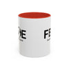 Favorite Boss On Earth (FBOE) Accent Coffee Mug (11oz, 15oz)
