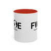 Favorite Wife On Earth (FWOE) Accent Coffee Mug (11oz, 15oz)