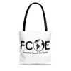 Favorite Coach On Earth (FCOE) Tote Bag - Custom Printed Stylish and Functional Tote