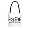 Favorite Grandma On Earth (FGOE) Tote Bag - Custom Printed Stylish and Functional Tote