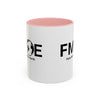 Favorite Mom On Earth (FMOE) Accent Coffee Mug (11oz, 15oz)